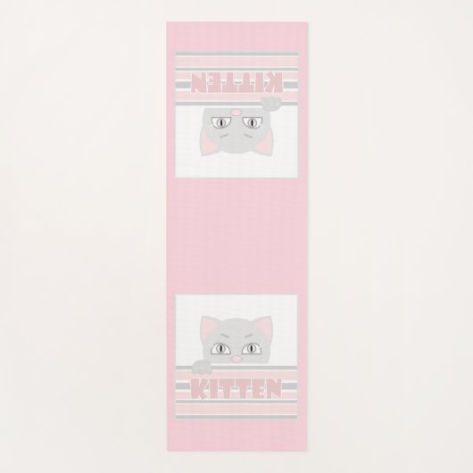 リトル子猫 ヨガマット (正面)