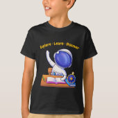 リトル宇宙飛行士の勉強 Tシャツ (正面)