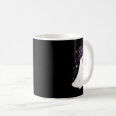 リトル幽霊アイスコーヒー不気味シーズンキュート幽霊H コーヒーマグカップ (正面右)