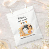 リトル幽霊ガールハロウィーンベビーシャワーバッグ フェイバーバッグ (クリップ留めされた状態)