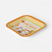 リトル幽霊キッズハロウィーン ペーパープレート (傾斜あり)