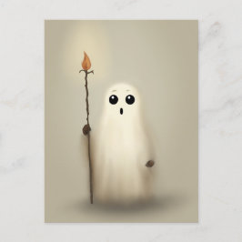 リトル幽霊ハロウィーン ポストカード