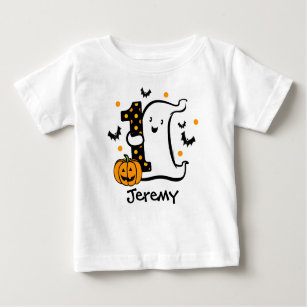 リトル幽霊1歳の誕生日 ベビーTシャツ