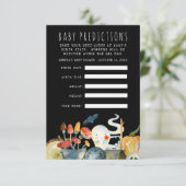 リトル幽霊 |ハロウィーン赤ちゃんシャワー推理ゲーム 招待状 (スタンド正面)