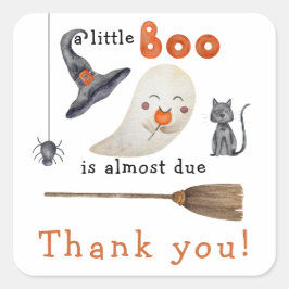 リトル幽霊 – 赤ちゃん感謝していシャワーユー スクエアシール