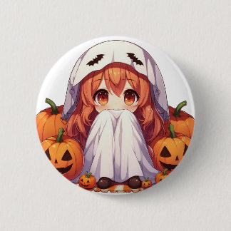 リトル幽霊forハロウィーン 缶バッジ