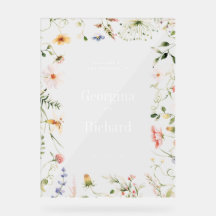 リトル庭園の結婚式ウェルカムサイン