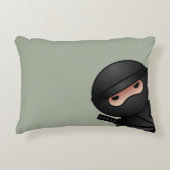 リトル忍者戦士オンセージグリーン アクセントクッション (正面)