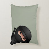 リトル忍者戦士オンセージグリーン アクセントクッション (正面(垂直))