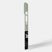 リトル忍者戦士オンセージグリーン Case-Mate iPhoneケース (裏面 / 左)