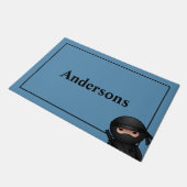 リトル忍者戦士オンブルー ドアマット (アングル)