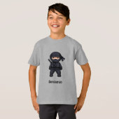 リトル忍者戦士 カスタムネーム Tシャツ (正面フル)