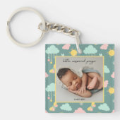 リトル応答祈りの言葉フォトキーチェーン キーホルダー (正面)