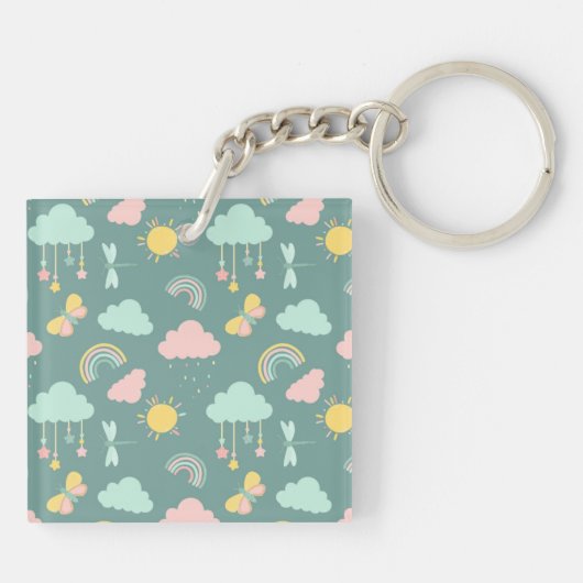 リトル応答祈りの言葉フォトキーチェーン キーホルダー (裏面)