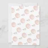 リトル恋しく思ア・ワン・ダーフル・ガール1st誕生日招待状 招待状 (裏面)