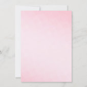 リトル恋しく思ア・ワン・ダーフル・レインボー・ガールの1歳の誕生日 招待状 (裏面)