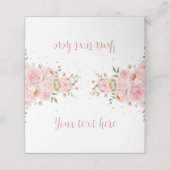 リトル恋しく思オダーフル誕生日食品座席表 プレイスカード (外部開封)