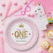 リトル恋しく思オネダフル誕生日 ペーパープレート (パーティー)