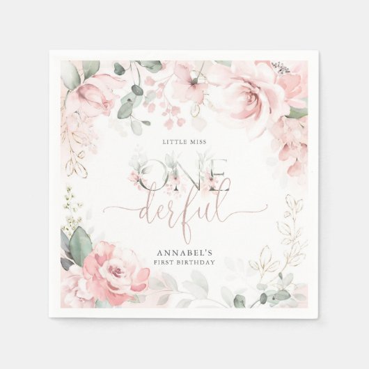 リトル恋しく思オネダーフルのナプキン スタンダードカクテルナプキン (正面)