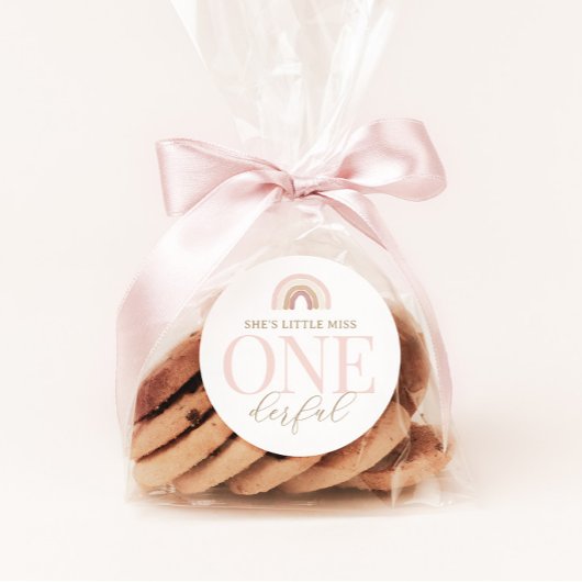 リトル恋しく思オネダーフルボホーレインボー誕生日 ラウンドシール