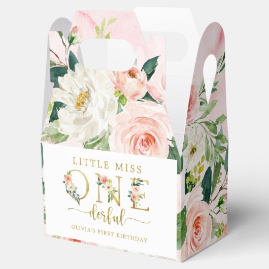 リトル恋しく思オネダーフル少女1st誕生日パーティー フェイバーボックス (オープン)