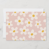 リトル恋しく思オネダーフル招待状 |レトロ花 招待状 (裏面)