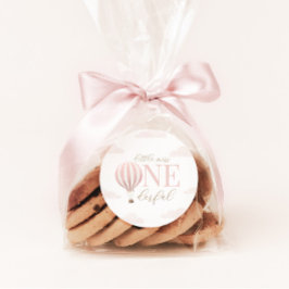 リトル恋しく思オネダーフル熱気球誕生日 ラウンドシール