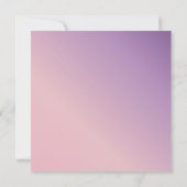 リトル恋しく思オネダーフル野花の誕生日 招待状 (裏面)