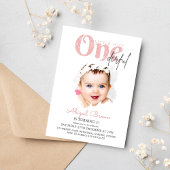 リトル恋しく思オネダーフル1歳の誕生日の招待 招待状
