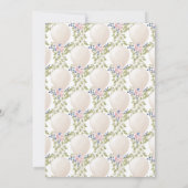 リトル恋しく思オネダーフル1歳の誕生日パーティー 招待状 (裏面)