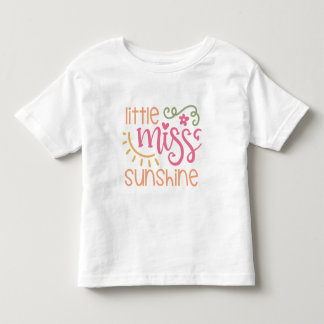 リトル恋しく思サンシャインガールの幼児Tシャツ トドラーTシャツ