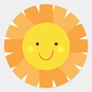 リトル恋しく思サンシャインサン招待状水玉模様 ラウンドシール