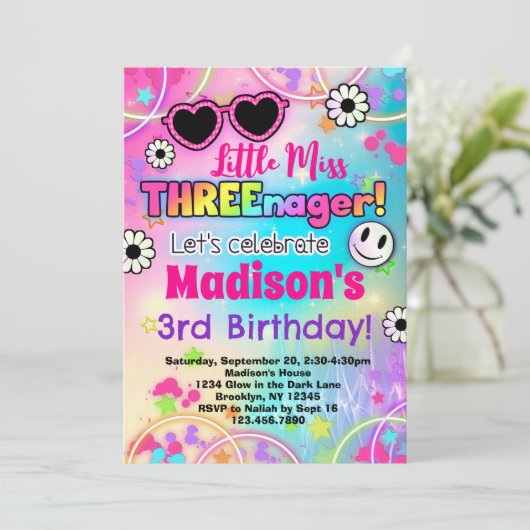 リトル恋しく思スレエンガーの3番目の誕生日 招待状 (スタンド正面)