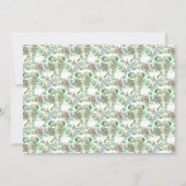 リトル恋しく思ファースト春フローラ1stバースデーフォト 招待状 (裏面)