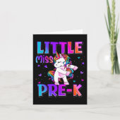 リトル恋しく思プレKユニコーン新学期女子 カード (正面)