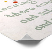 リトル恋しく思マフェットはタフェに座った ポスター (角)