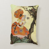 リトル恋しく思マフェット&スパイダーマザーグースヴィンテージ アクセントクッション (裏面(縦))