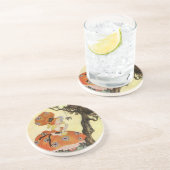 リトル恋しく思マフェット&スパイダーマザーグースヴィンテージ コースター (側面)