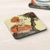 リトル恋しく思マフェット&スパイダーマザーグースヴィンテージ コースター (左側)