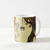 リトル恋しく思マフェット&スパイダーマザーグースヴィンテージ コーヒーマグカップ (正面右)