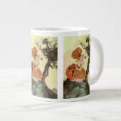 リトル恋しく思マフェット&スパイダーマザーグースヴィンテージ ジャンボコーヒーマグカップ (正面右)