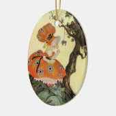 リトル恋しく思マフェット&スパイダーマザーグースヴィンテージ セラミックオーナメント (左)
