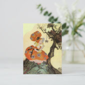 リトル恋しく思マフェット&スパイダーマザーグースヴィンテージ ポストカード (スタンド正面)