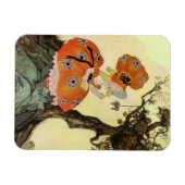 リトル恋しく思マフェット&スパイダーマザーグースヴィンテージ マグネット (横)