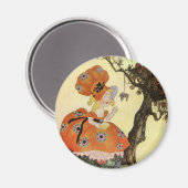 リトル恋しく思マフェット&スパイダーマザーグースヴィンテージ マグネット (正面/裏面)