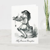 リトル恋しく思マフェッ親愛ドド誕生日 カード (正面)