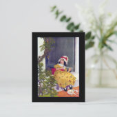 リトル恋しく思マフェー子供部屋ライム ポストカード (スタンド正面)