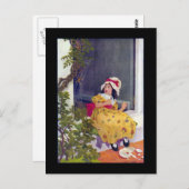 リトル恋しく思マフェー子供部屋ライム ポストカード (正面/裏面)