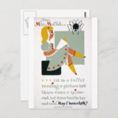 リトル恋しく思マフェ1940年のポスターに座った ポストカード (正面/裏面)