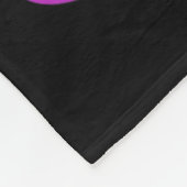 リトル恋しく思マルディグラスジェスター衣装ガールズキッズ フリースブランケット (角)